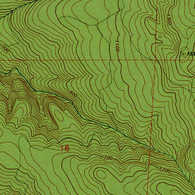 Western Michigan University WA-Mount Brynion: Authoritative US Topos 1990 digital map