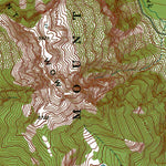 Western Michigan University WA-Mount Wow: Authoritative US Topos 1971 digital map