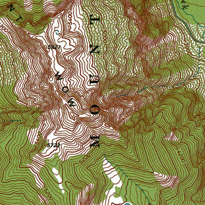 Western Michigan University WA-Mount Wow: Authoritative US Topos 1971 digital map