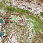 Western Michigan University WA-Mt Rainier East: Authoritative US Topos 1971 digital map