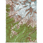 Western Michigan University WA-Mt Rainier West: Authoritative US Topos 1971 digital map