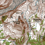 Western Michigan University WA-Mt Rainier West: Authoritative US Topos 1971 digital map