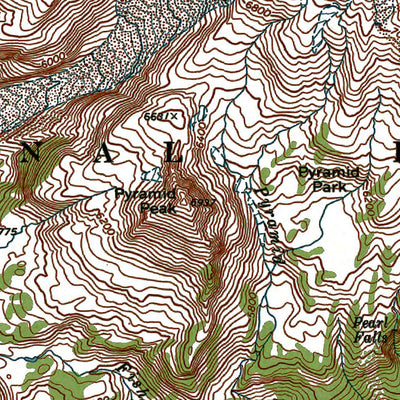 Western Michigan University WA-Mt Rainier West: Authoritative US Topos 1971 digital map
