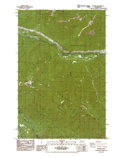 Western Michigan University WA-Nagrom: Authoritative US Topos 1986 digital map