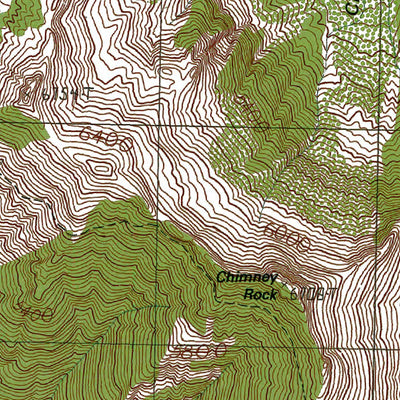 Western Michigan University WA-Old Snowy Mnt: Authoritative US Topos 1988 digital map