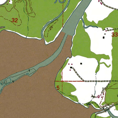 Western Michigan University WA-OR-Rosburg: Authoritative US Topos 1949 digital map