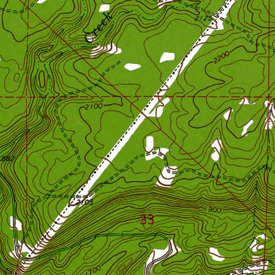 Western Michigan University WA-Outlet Falls: Authoritative US Topos 1970 digital map
