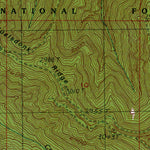 Western Michigan University WA-Owl Mountain: Authoritative US Topos 1990 digital map
