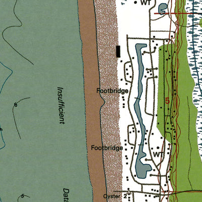 Western Michigan University WA-Oysterville: Authoritative US Topos 1957 digital map