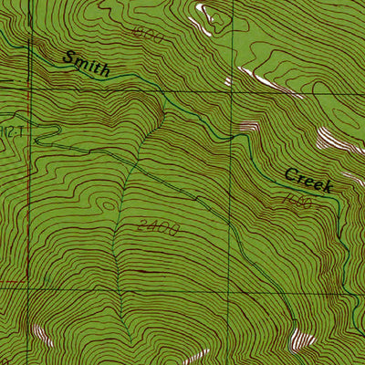 Western Michigan University WA-Packwood: Authoritative US Topos 1989 digital map