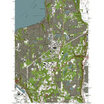 Western Michigan University WA-Poverty Bay: Authoritative US Topos 1961 digital map
