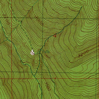 Western Michigan University WA-Purcell Mnt: Authoritative US Topos 1989 digital map