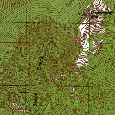 Western Michigan University WA-Purcell Mnt: Authoritative US Topos 1989 digital map