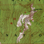 Western Michigan University WA-Purcell Mnt: Authoritative US Topos 1994 digital map