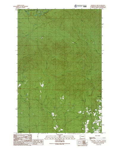Western Michigan University WA-Railroad Camp: Authoritative US Topos 1990 digital map