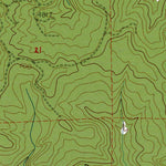 Western Michigan University WA-Rainbow Falls: Authoritative US Topos 1986 digital map