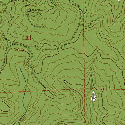 Western Michigan University WA-Rainbow Falls: Authoritative US Topos 1986 digital map