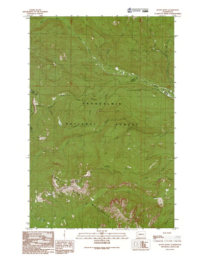 Western Michigan University WA-Raven Roost: Authoritative US Topos 1989 digital map