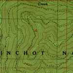 Western Michigan University WA-Sawtooth Ridge: Authoritative US Topos 1989 digital map