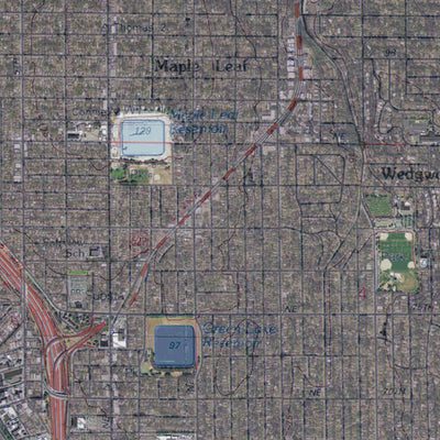 Western Michigan University WA-Seattle North East: GeoChange 1977-2011 digital map