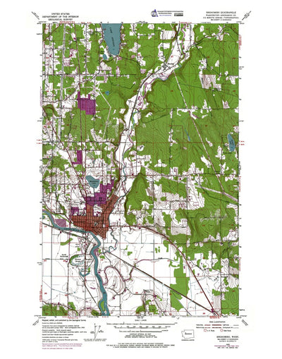 Western Michigan University WA-Snohomish: Authoritative US Topos 1953 digital map
