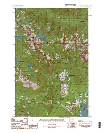 Western Michigan University WA-Snoqualmi Pass: Authoritative US Topos 1989 digital map