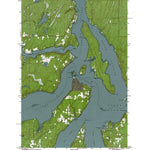 Western Michigan University WA-Squaxin Island: Authoritative US Topos 1959 digital map