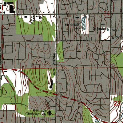 Western Michigan University WA-Steilacoom: Authoritative US Topos 1959 digital map