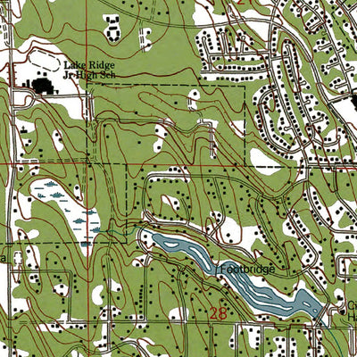 Western Michigan University WA-Sumner: Authoritative US Topos 1993 digital map