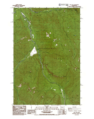 Western Michigan University WA-Sun Top: Authoritative US Topos 1989 digital map