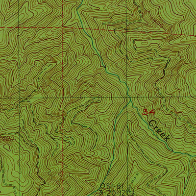 Western Michigan University WA-Sweigiler Creek: Authoritative US Topos 1986 digital map