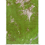 Western Michigan University WA-Tatoosh Lakes: Authoritative US Topos 1989 digital map