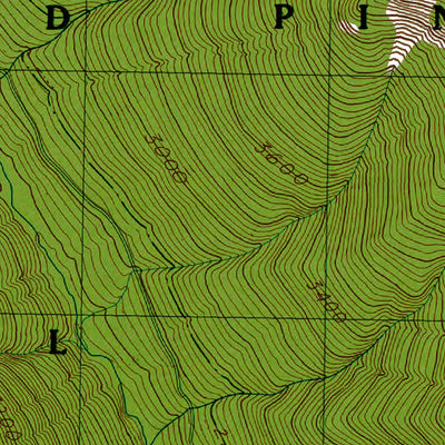 Western Michigan University WA-Tatoosh Lakes: Authoritative US Topos 1989 digital map