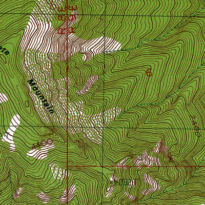 Western Michigan University WA-Tatoosh Lakes: Authoritative US Topos 1989 digital map
