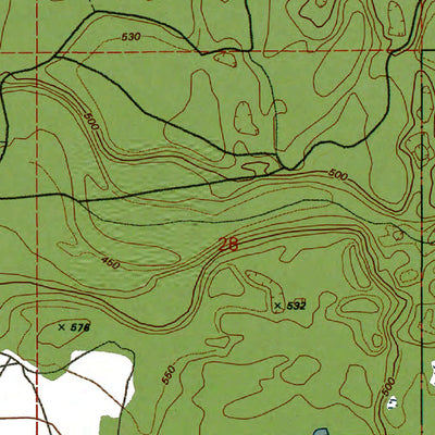 Western Michigan University WA-Tenalquot Prairie: Authoritative US Topos 1990 digital map