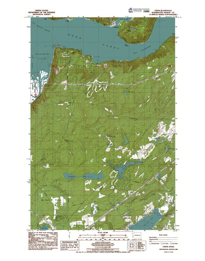 Western Michigan University WA-Union: Authoritative US Topos 1985 digital map