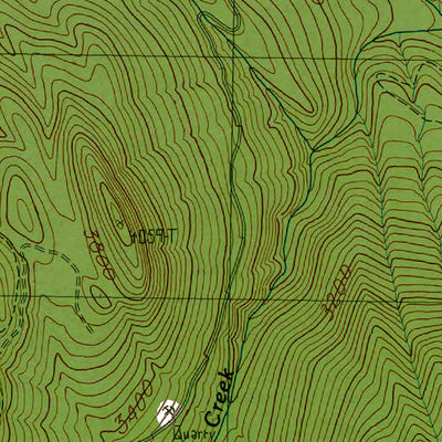 Western Michigan University WA-Wahpenayo Peak: Authoritative US Topos 1989 digital map
