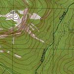 Western Michigan University WA-Wahpenayo Peak: Authoritative US Topos 1989 digital map