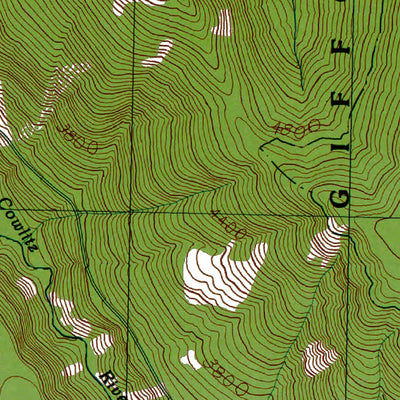 Western Michigan University WA-White Pass: Authoritative US Topos 1988 digital map