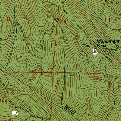 Western Michigan University WA-Woolford Creek: Authoritative US Topos 1985 digital map