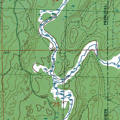 Western Michigan University WI-Augustine Lake: Authoritative US Topos 1984 digital map