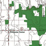Western Michigan University WI-Baileys Harbor West: Authoritative US Topos 1982 digital map