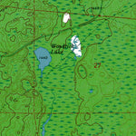 Western Michigan University WI-Clam Lake NE: Authoritative US Topos 1971 digital map