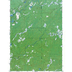 Western Michigan University WI-Clam Lake SW: Authoritative US Topos 1971 digital map