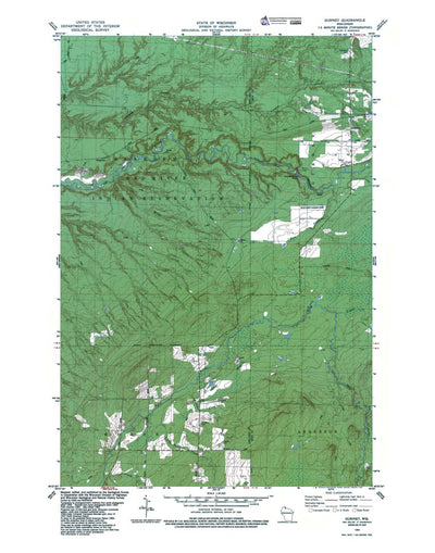 Western Michigan University WI-Gurney: Authoritative US Topos 1945 digital map