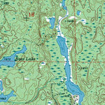 Western Michigan University WI-MI-Lake Evelyn: Authoritative US Topos 1973 digital map