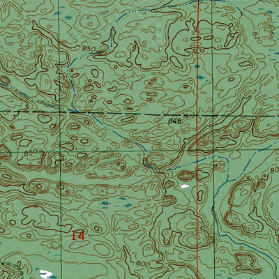 Western Michigan University WI-MI-Miscauno Island: Authoritative US Topos 1982 digital map