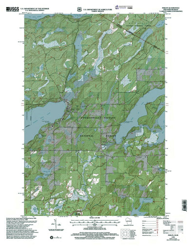 Western Michigan University WI-MI-Phelps: Authoritative US Topos 1999 digital map
