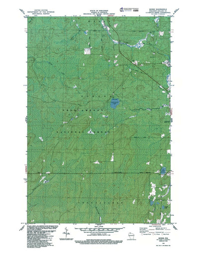 Western Michigan University WI-Morse: Authoritative US Topos 1984 digital map