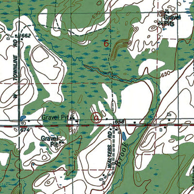 Western Michigan University WI-Porterfield: Authoritative US Topos 1982 digital map